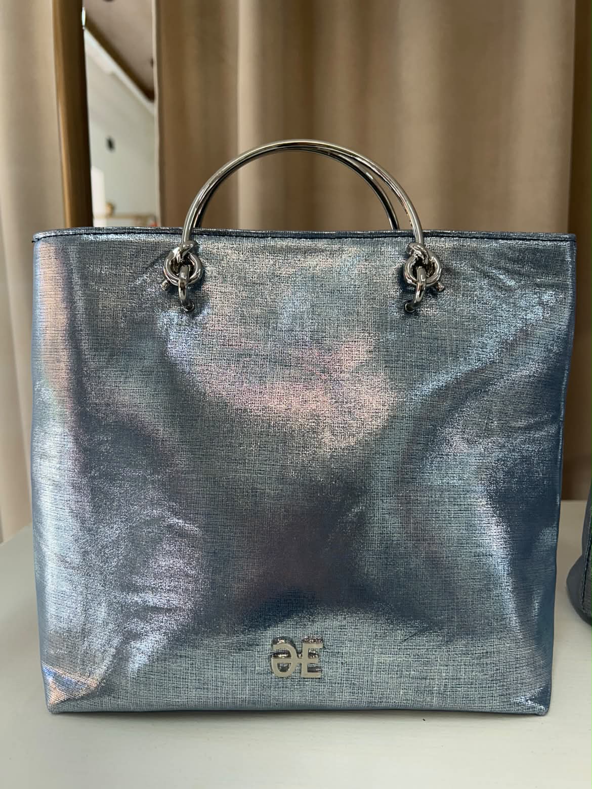 MILLEEMMI silver handbag