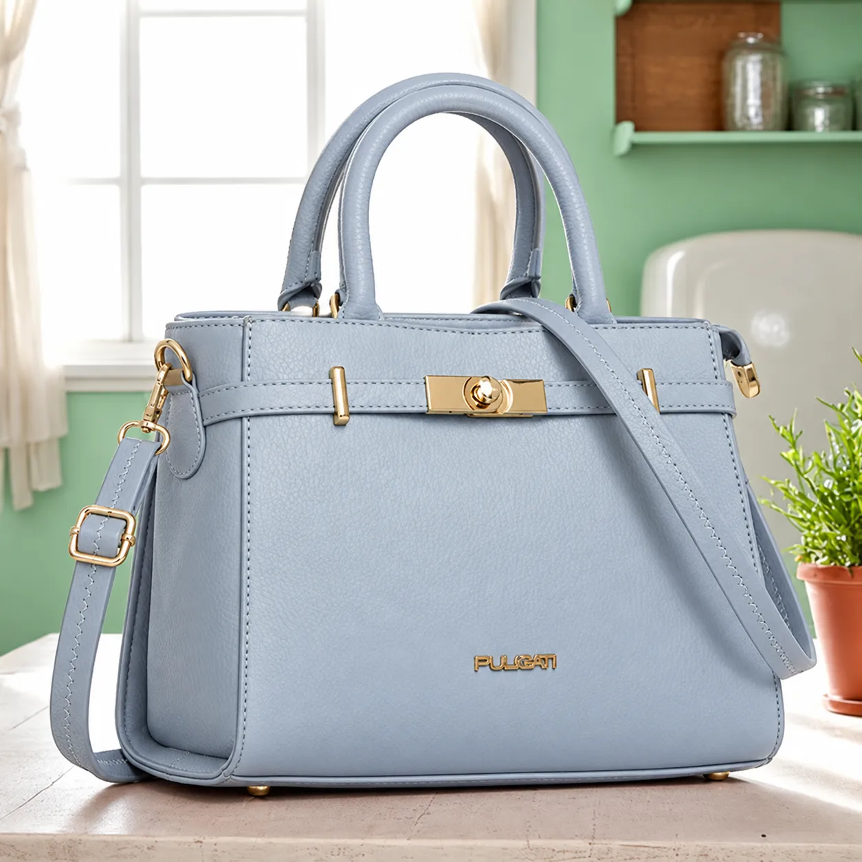 PULICATI blue handbag